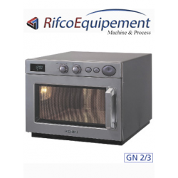 Micro-ondes professionnel  GN 2/3 inox, mécanique 1850 W (26 Lt)