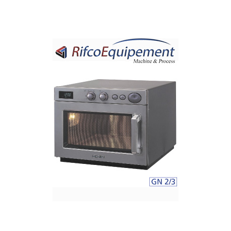 Micro-ondes professionnel  GN 2/3 inox, mécanique 1850 W (26 Lt)