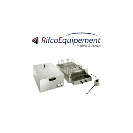 Fumoir électrique pour aliments, 2 étages (400x600 mm + 340x545mm)