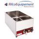 Bain Marie de table électrique GN 1/1 - 150 mm + robinet